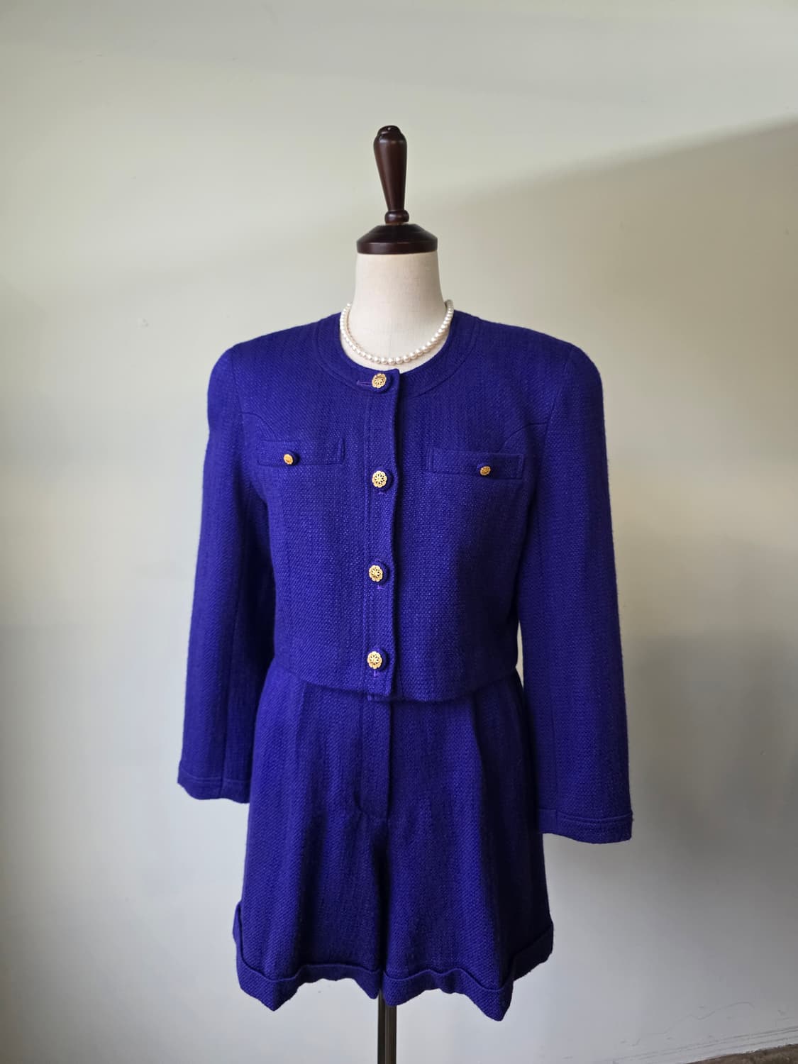 보라 부클 트위드 셋업 상품이미지2