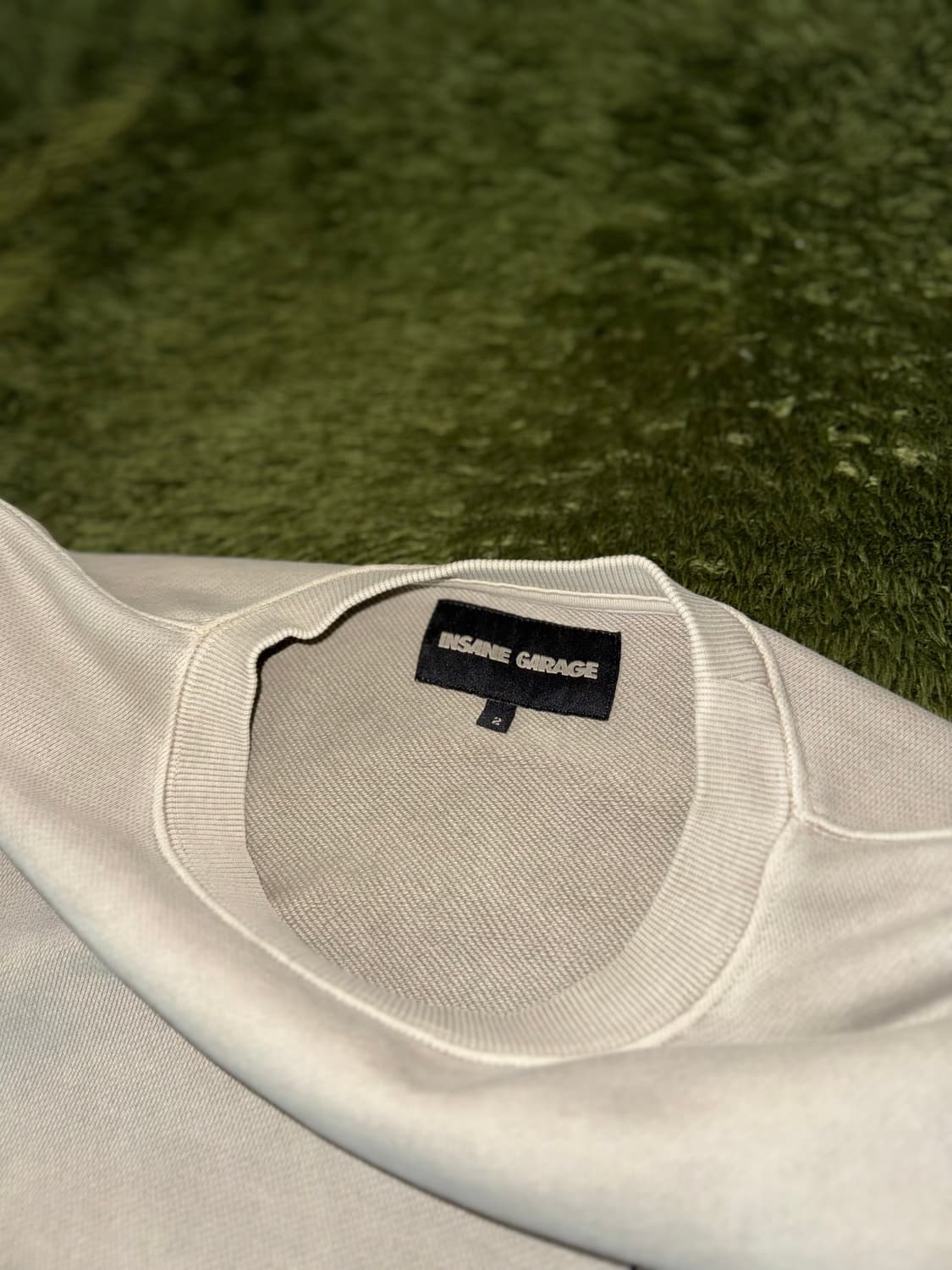 [2] 인세인 개러지 엠브로이더리 릴렉스 핏 워시드 스웻셔츠 상품이미지3