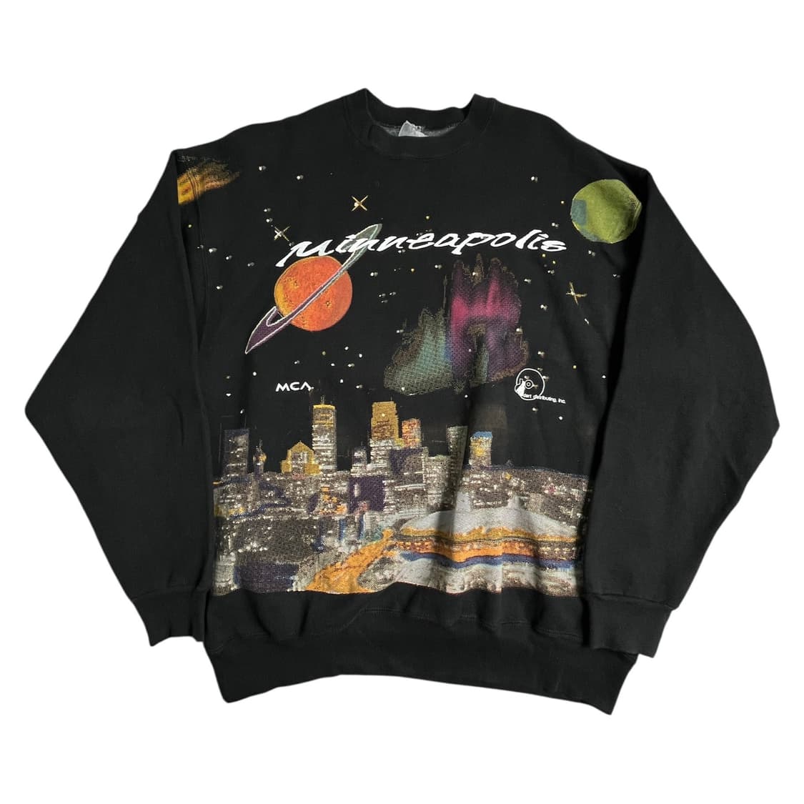 Minneapolis MCA 프린트 스웻셔츠 맨투맨 90s 상품이미지1