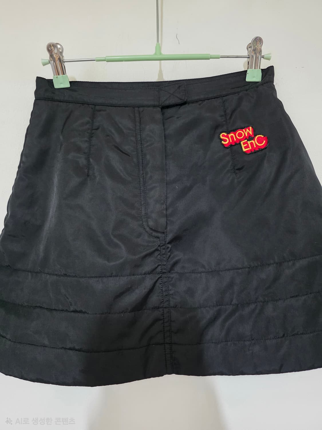 ENC 블랙 패딩 미니스커트 55. 세탁완료 상품이미지3