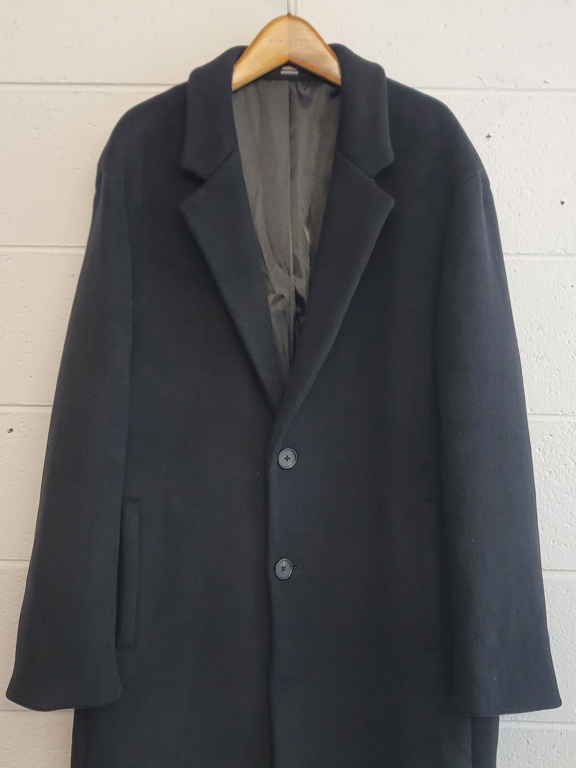 [105~110] 무신사스탠다드(무탠다드) 캐시미어 롱코트 판매 상품이미지3