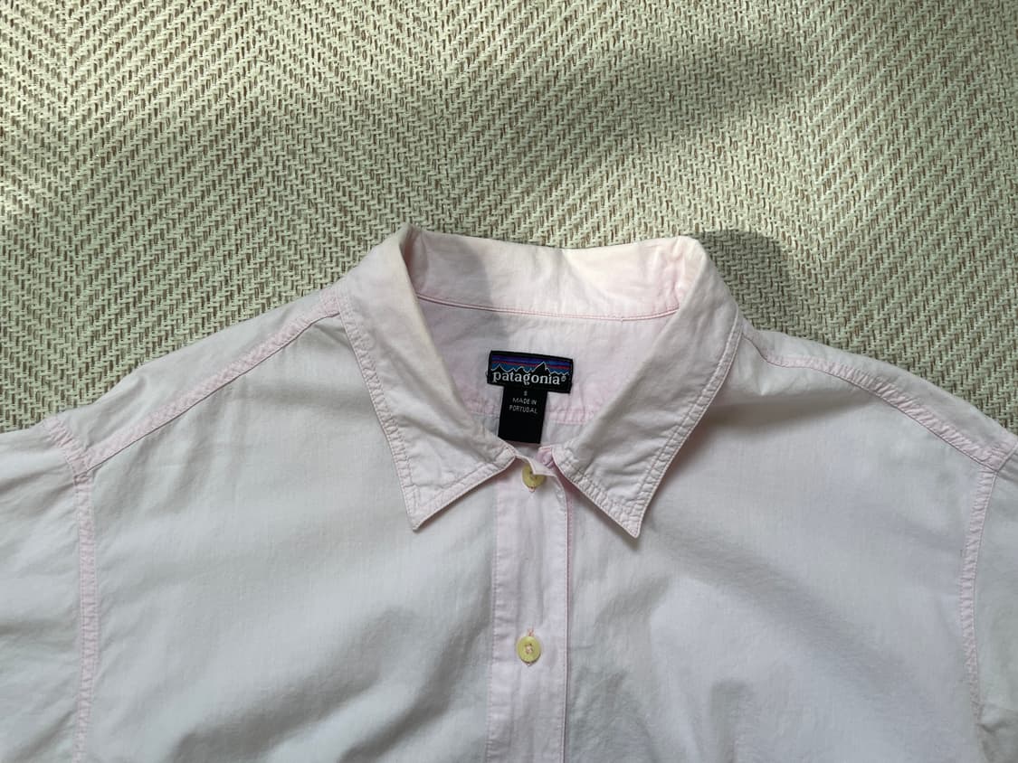 파타고니아 핑크 코튼 반팔셔츠  J04348 상품이미지6