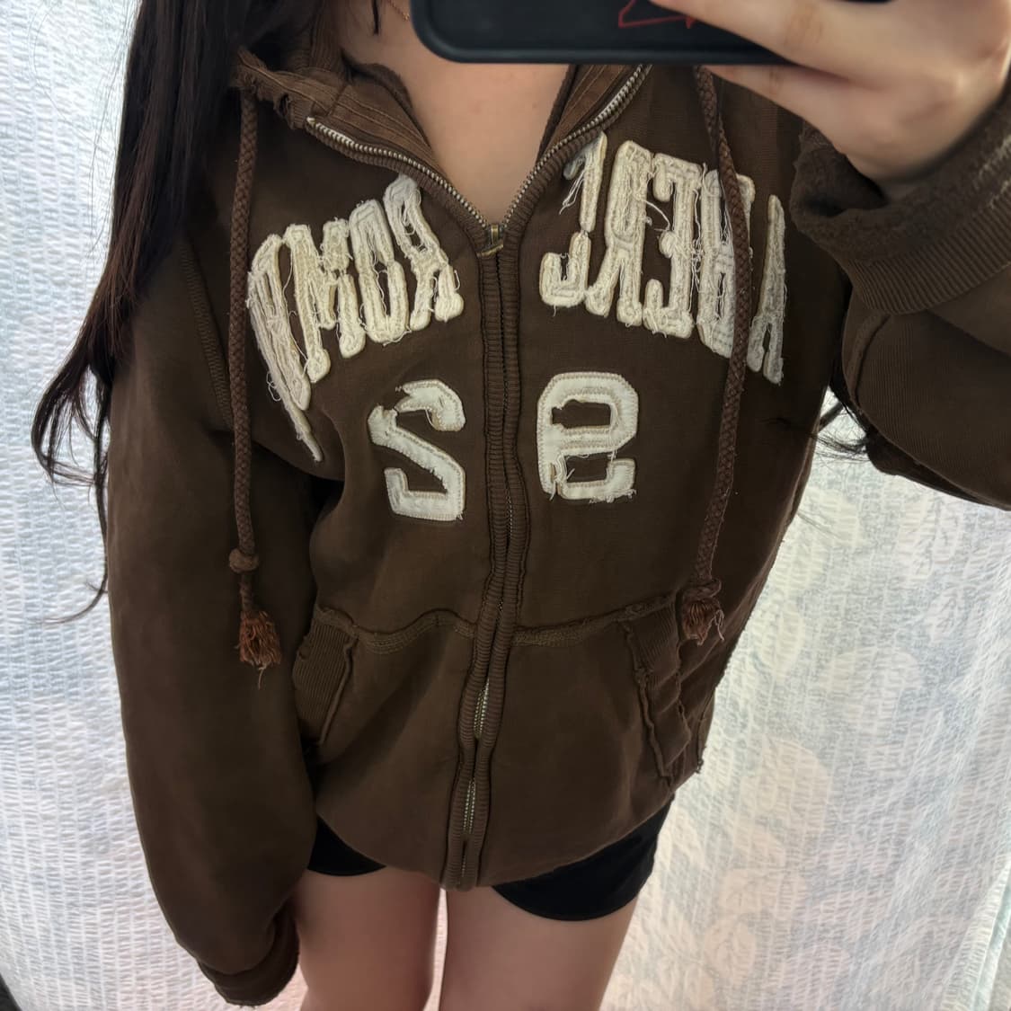 아베크롬비 후드집업 브라운 상품이미지1