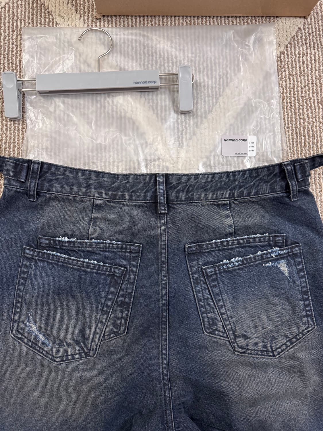 [2] 논노드 젠 더티 오일 워시드 데님 팬츠 상품이미지5