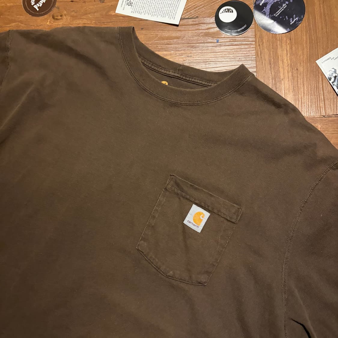 CARHARTT 칼하트 박스핏 포켓 티셔츠 2XL 상품이미지2