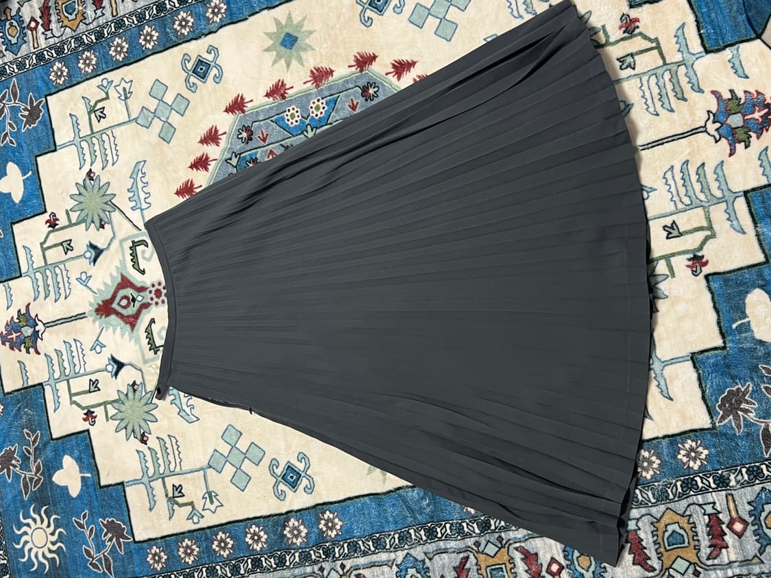 Japanese vintage 플리츠 롱스커트 상품이미지1