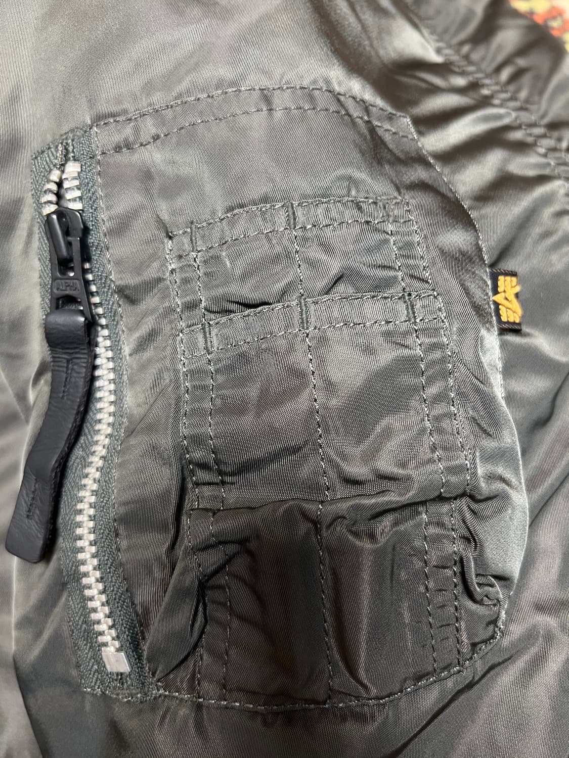 [급처] 알파인더스트리 N-3B 파카 XL 카키 그레이 상품이미지5