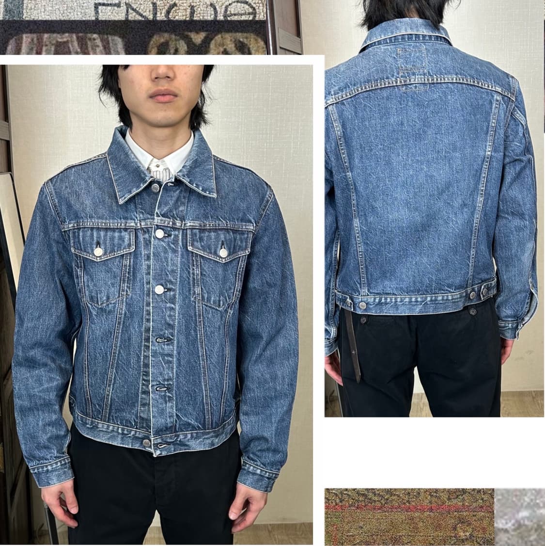 90s 헬무트 랭 클래식 데님 자켓 상품이미지1