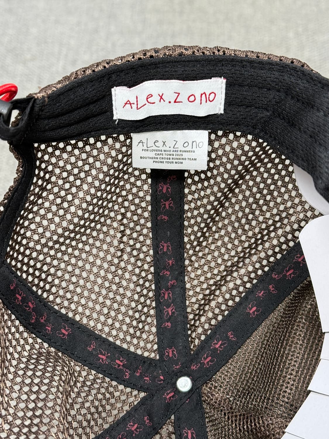 알렉스조노 i dig running 캡 (뱃지포함) 상품이미지7