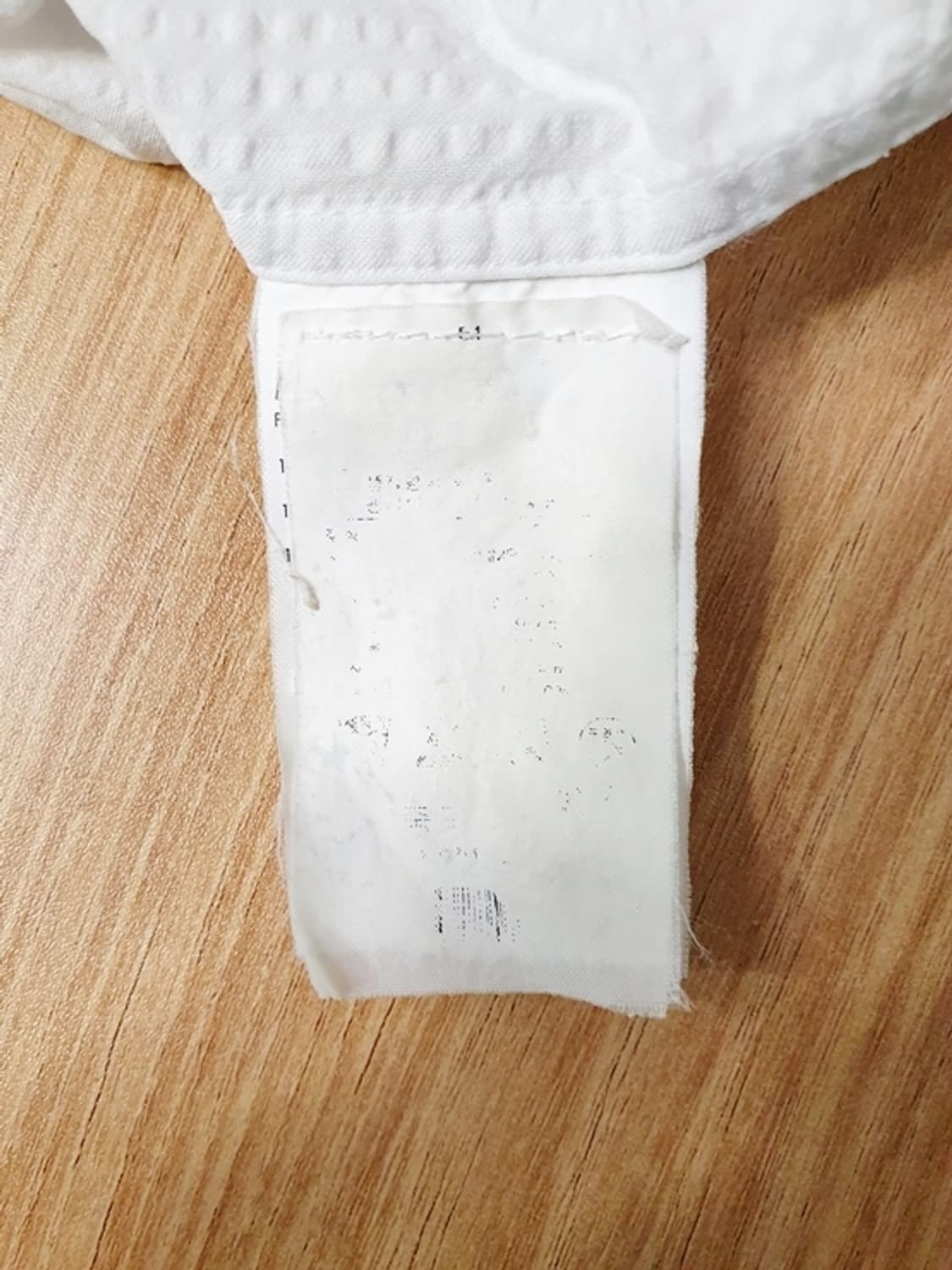 클럽모나코 남성 헨리넥 시어서커 화이트 셔츠 s 상품이미지7