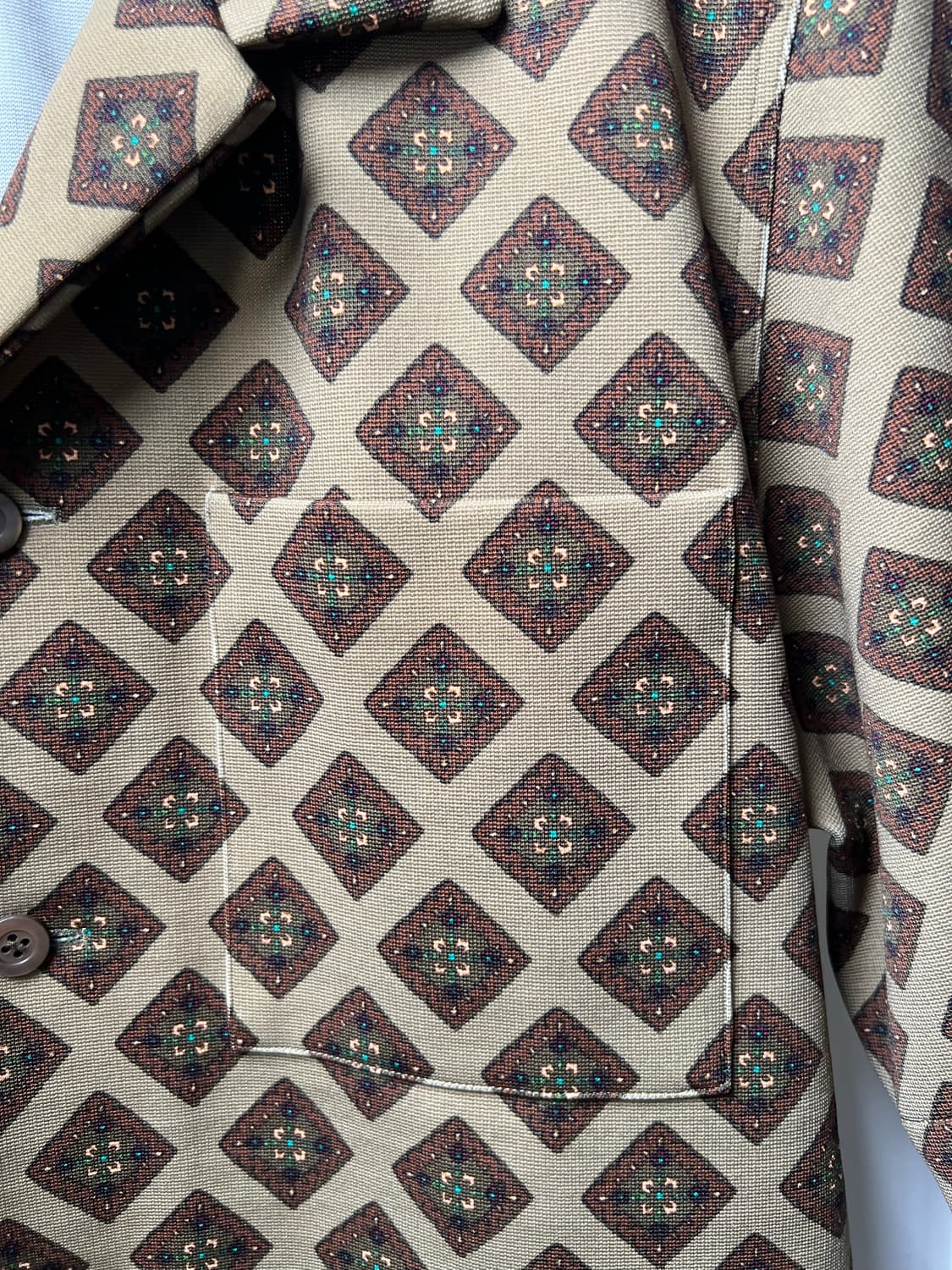 드리스반노튼 패턴 셔츠 48 사이즈 상품이미지4