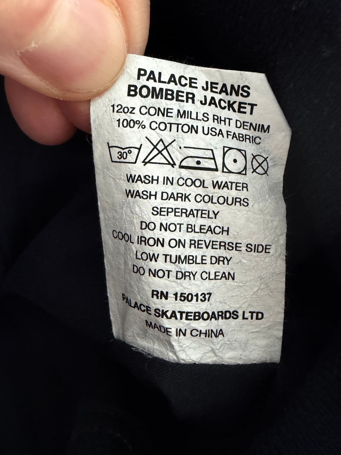 [XL] 팔라스 진 봄버 자켓 인디고 상품이미지7