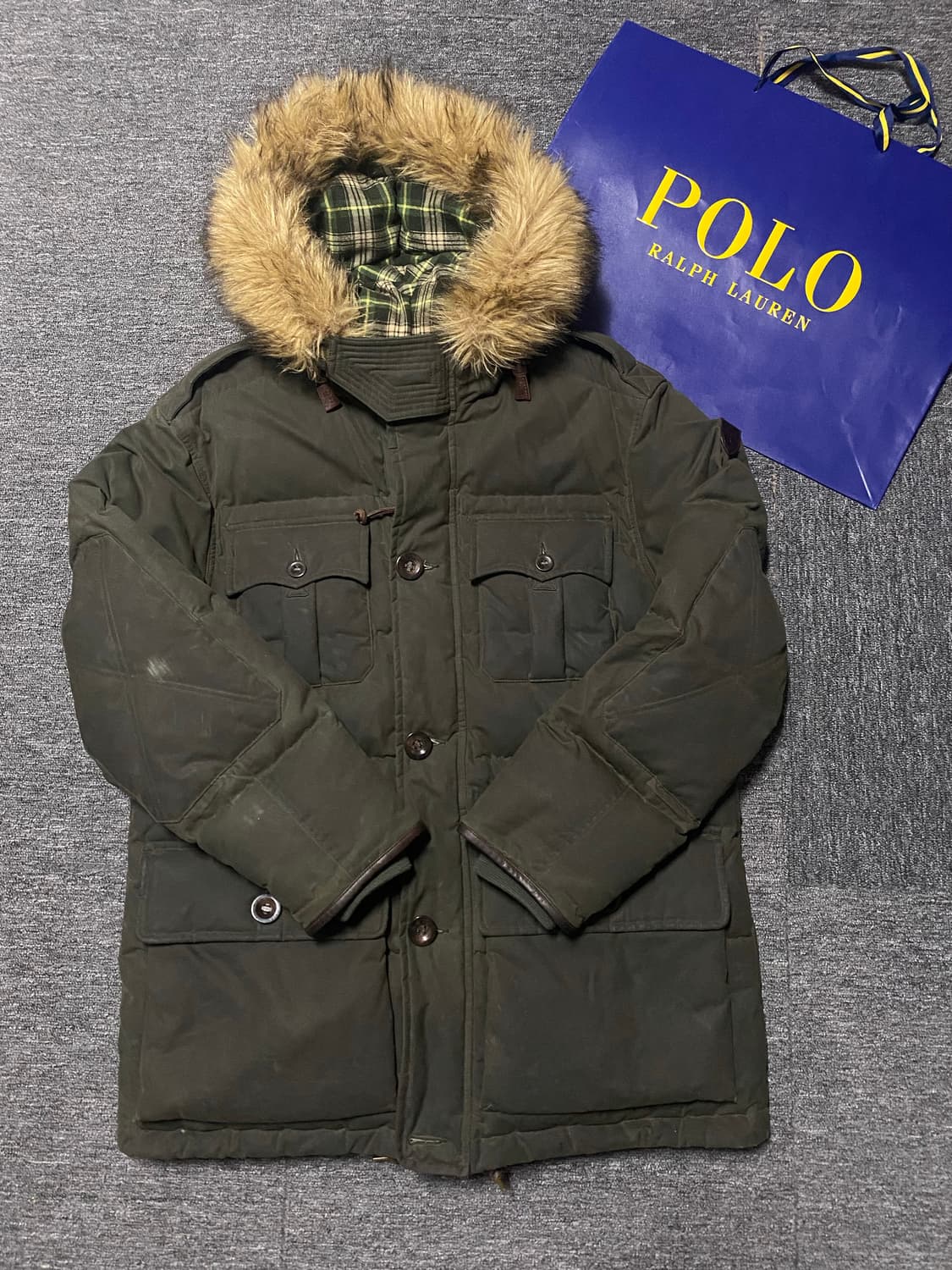 급처, 정가149만원 최신형QR 폴로 오일클로즈 덕다운 패딩 상품이미지1