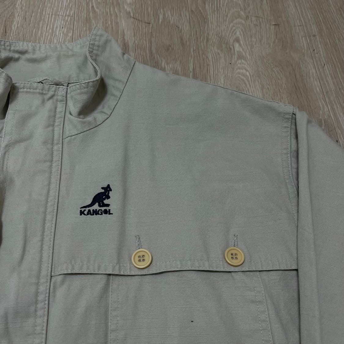 캉골 브랜드 헤리티지 코튼 블루종 워크자켓 L/100 상품이미지3