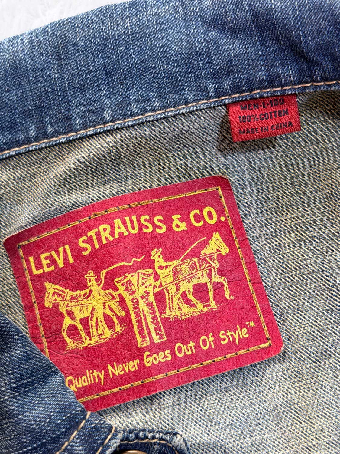 리바이스 데님 조끼 L 상품이미지5