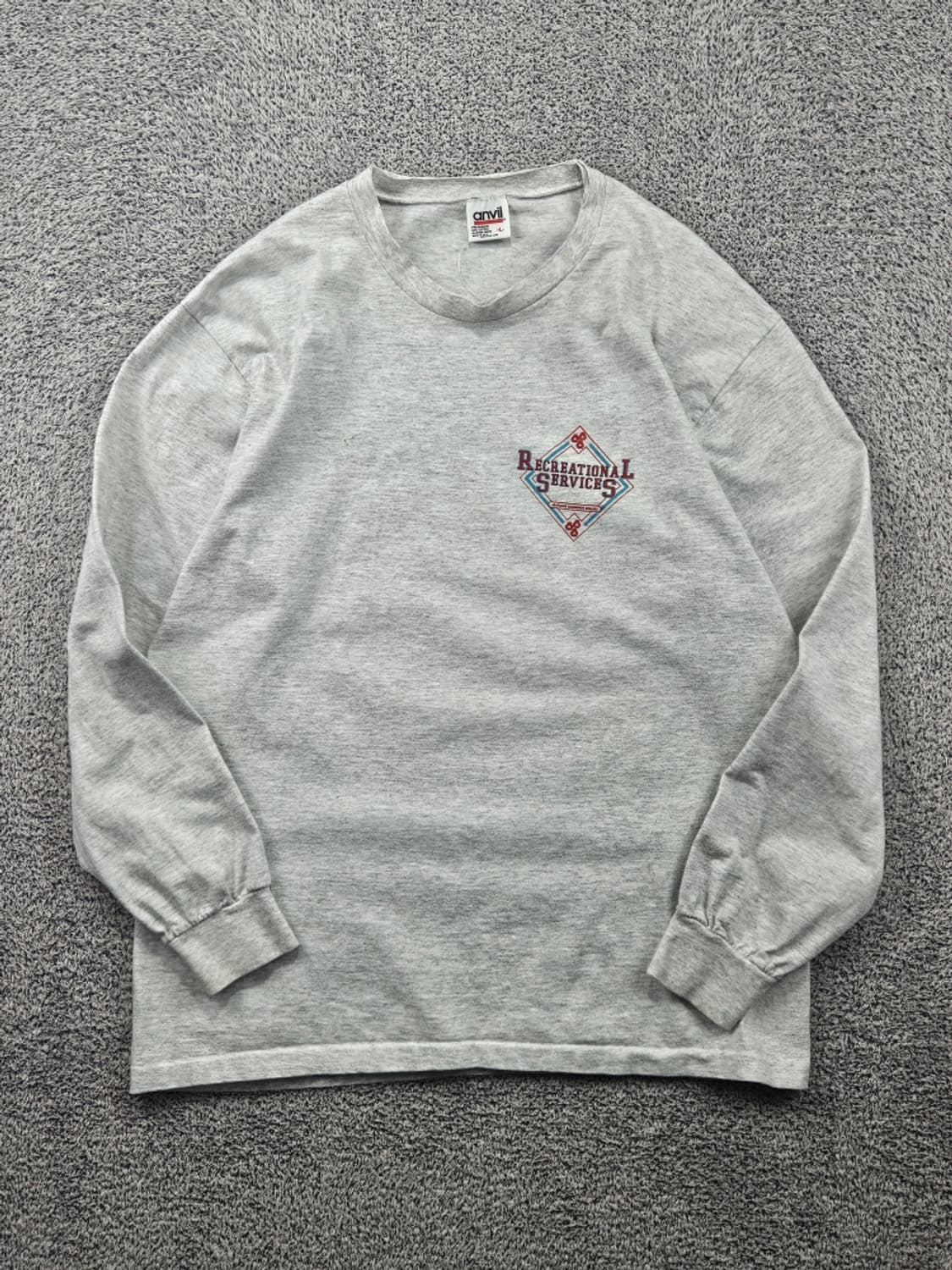 90's USA ANVIL 싱글스티치 롱슬리브 ( L ) / 11707 상품이미지3