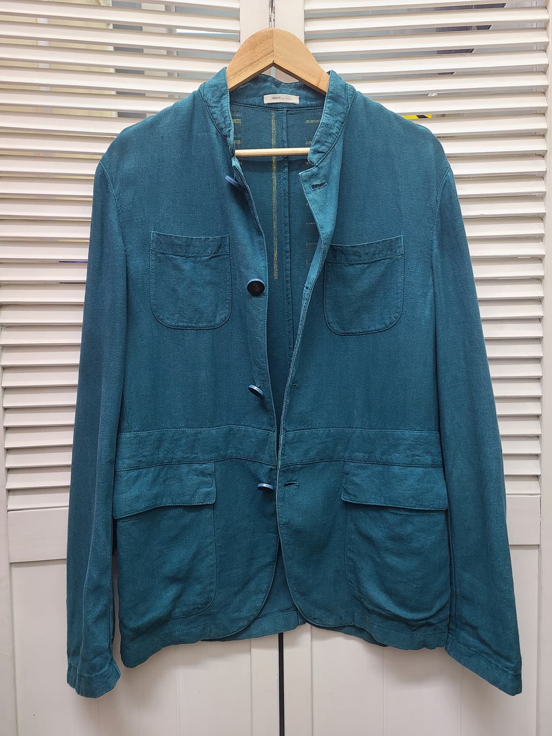 아르마니꼴레지오니 린넨 블레이저 자켓 상품이미지2