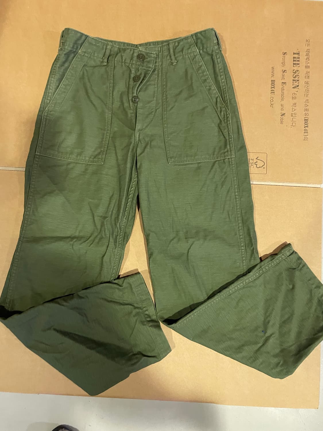 오어슬로우 퍼티그 팬츠 S (재팬M) 상품이미지1