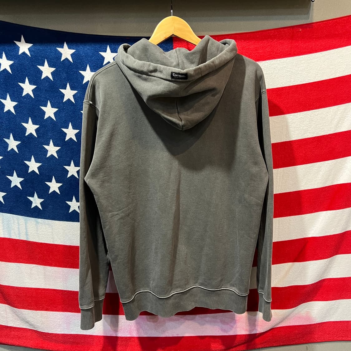 커버낫 차콜 워싱 후드집업 상품이미지3