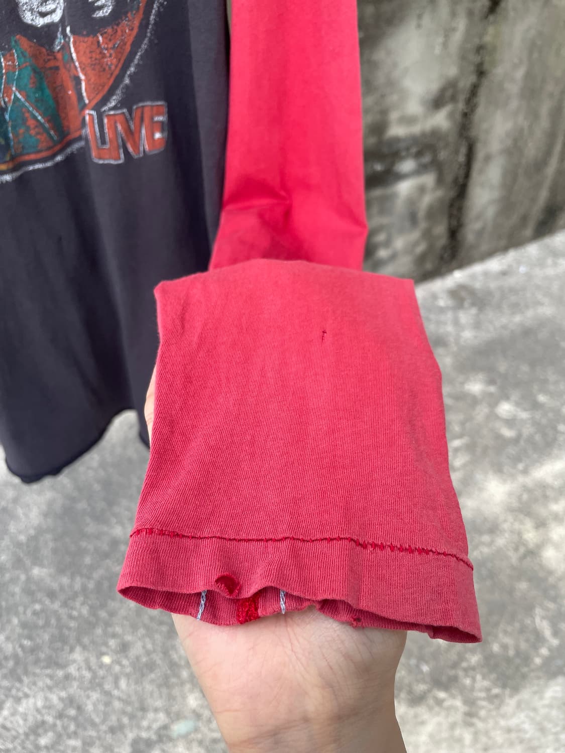 AC/DC by 트렁크(Trunk Ltd.) 빈티지 디스트레스드 티셔츠 상품이미지5