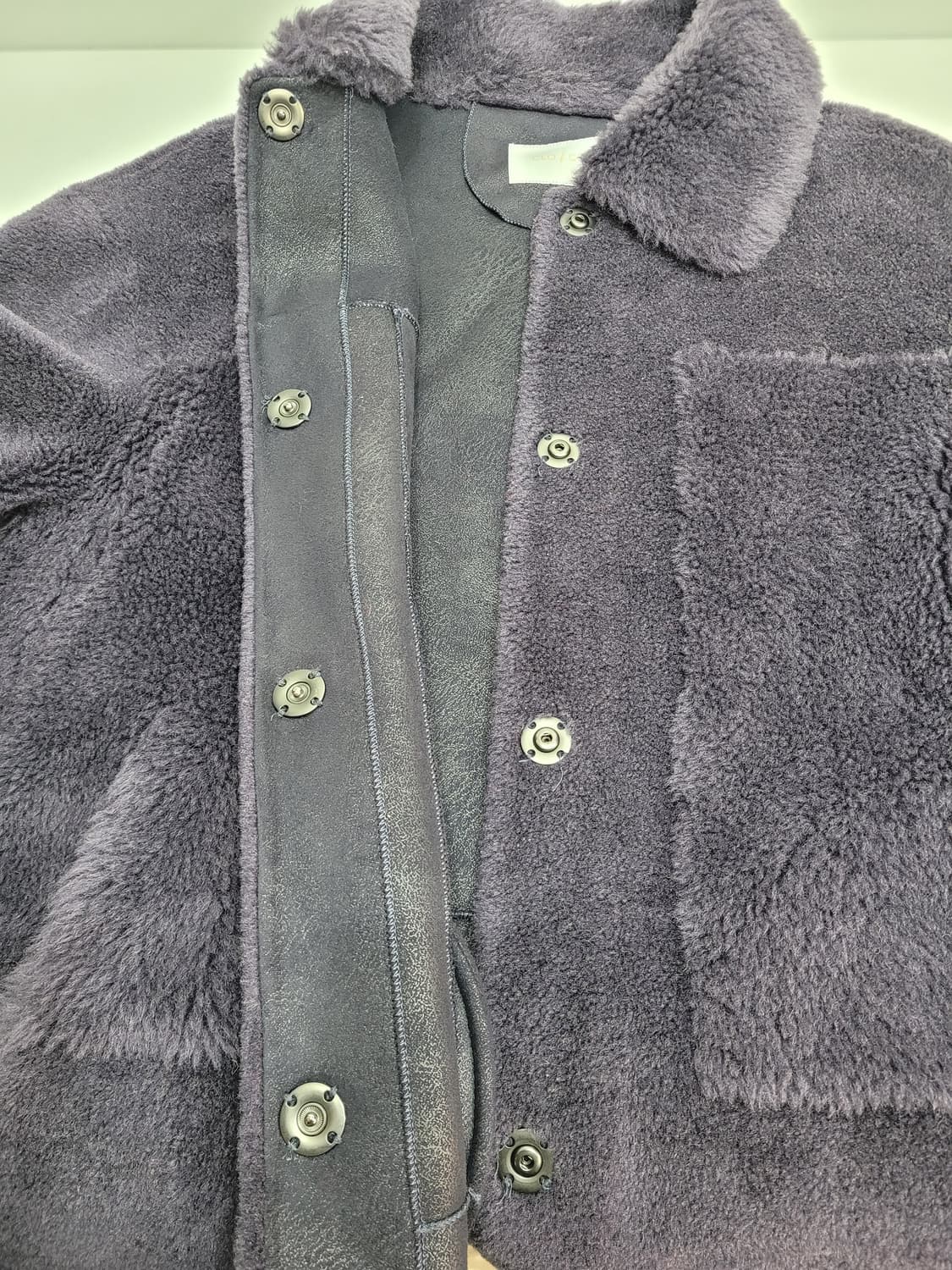 크로앤차이 21FW 호주산 양모100%  숏 코트 / 여 55 퍼플
 상품이미지7