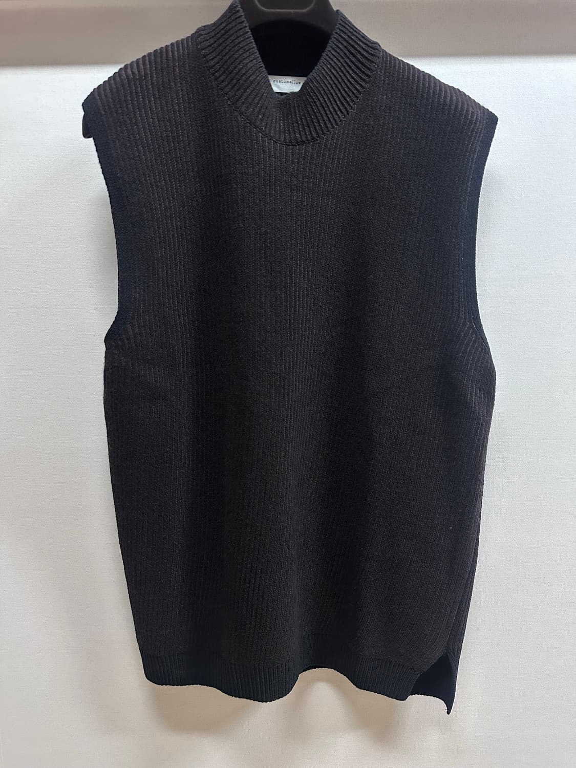 커스텀멜로우 니트 베스트 105사이즈 상품이미지1