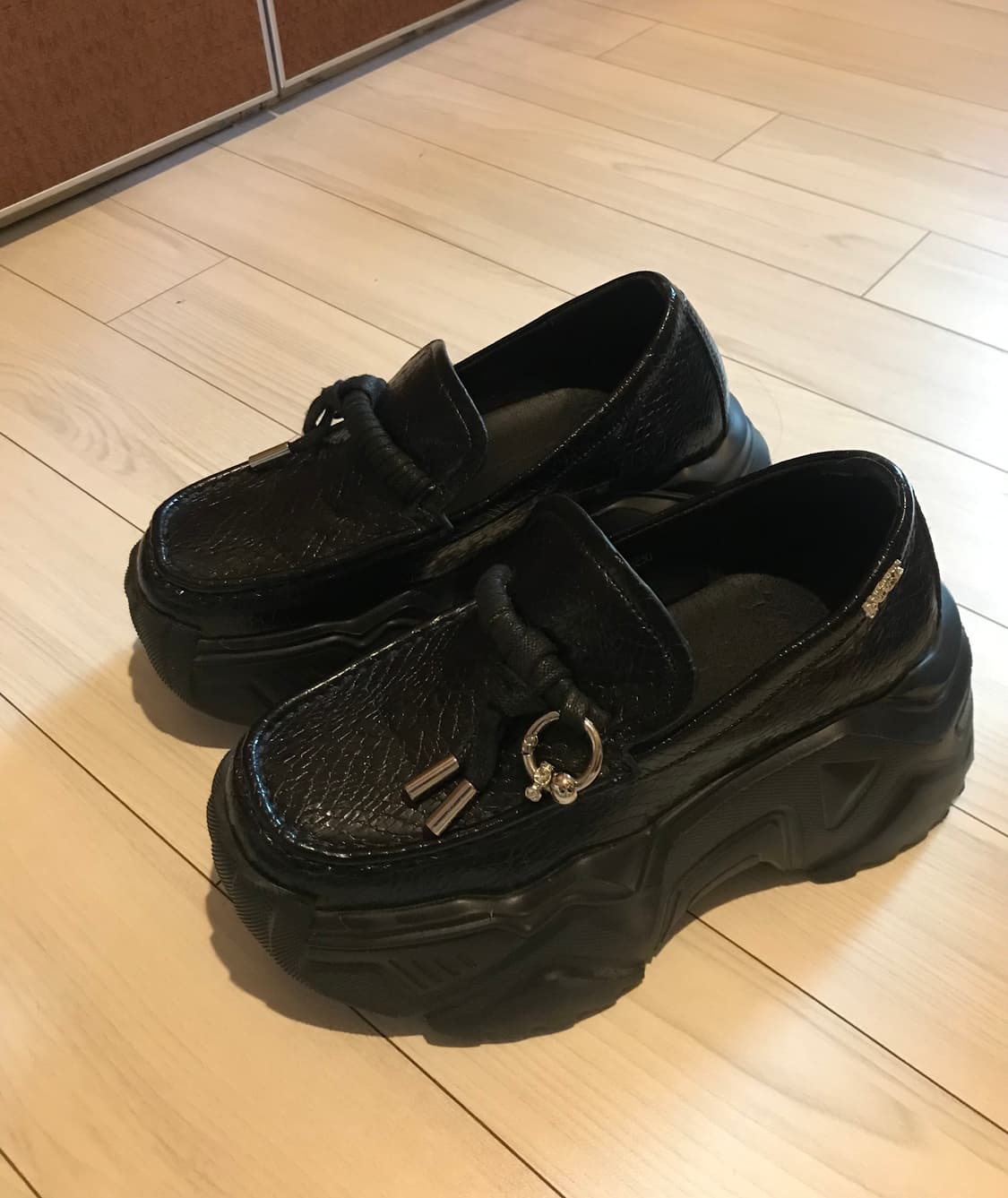 와이이이엘 PLATFORM LOAFER BLACK 230 상품이미지2