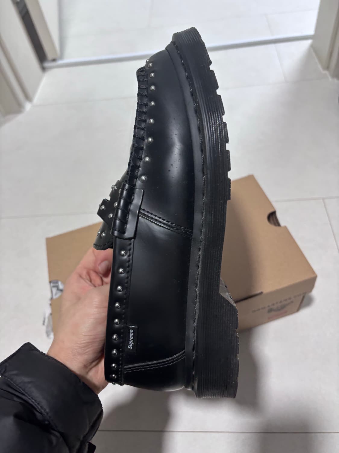 [250]슈프림 닥터마틴 펜톤 로퍼 블랙 상품이미지6