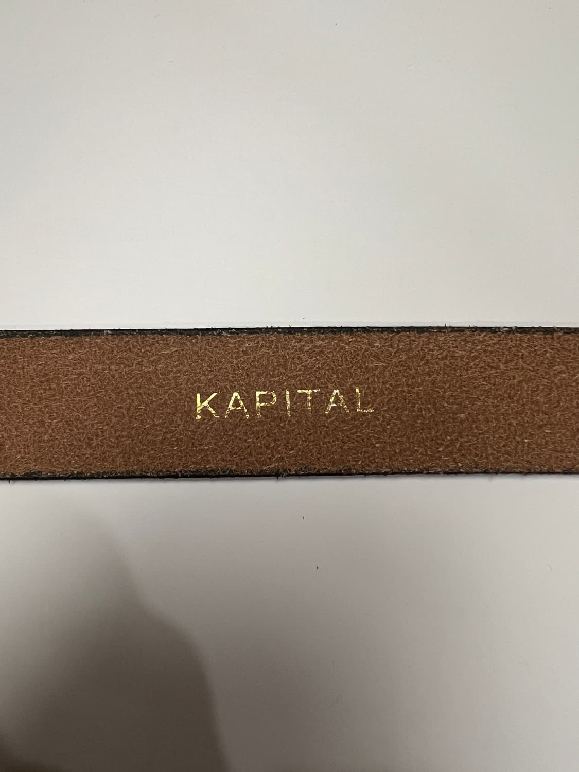 캐피탈 오일드 레더 스터드 디스코 벨트 상품이미지6