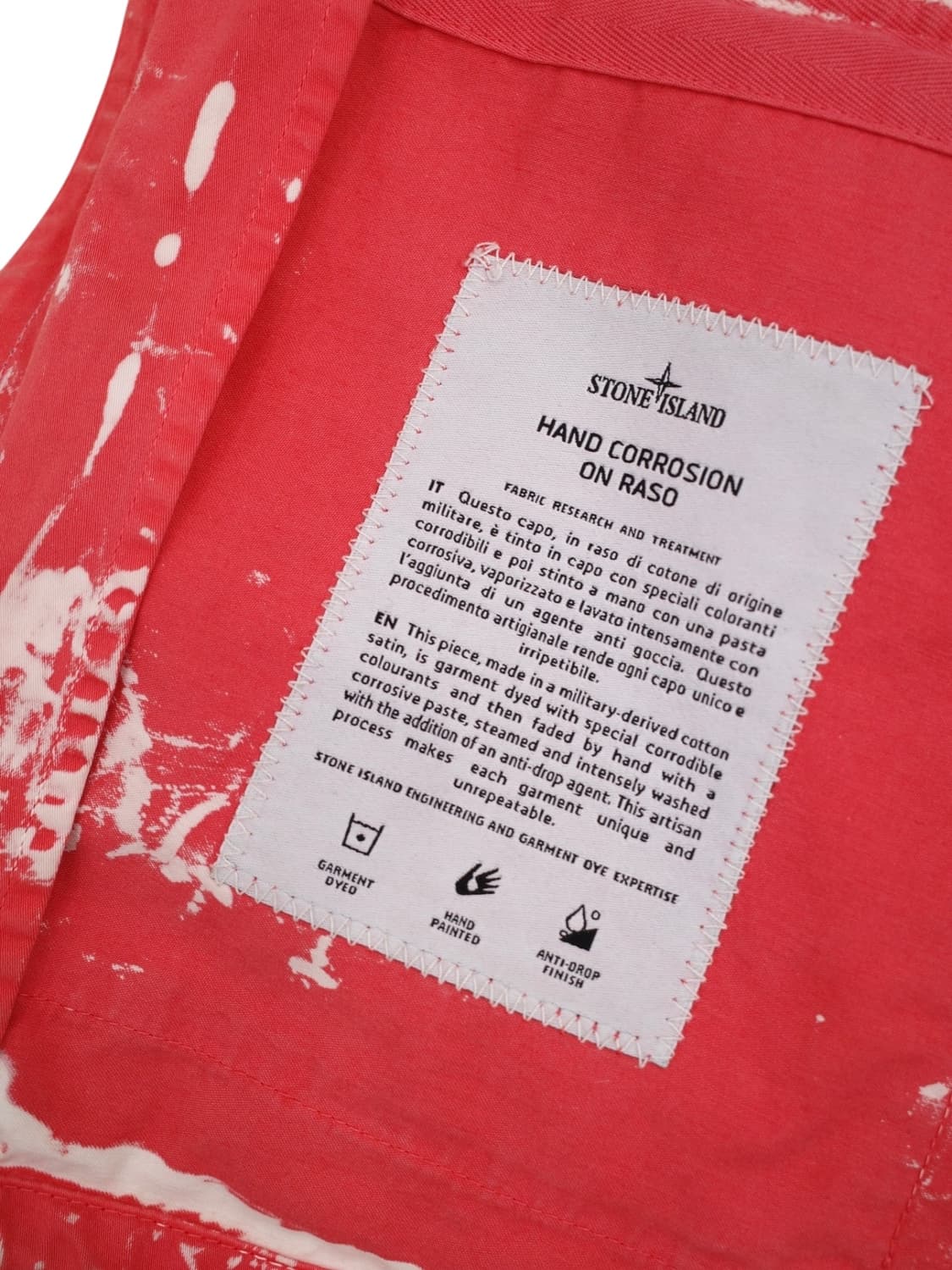 17S/S 스톤 아일랜드 블리치드 자켓 상품이미지6