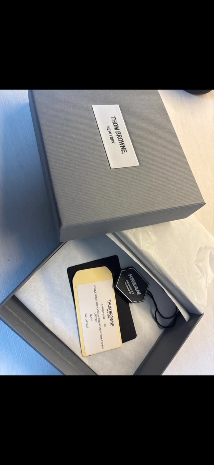 톰브라운 카드지갑 블랙 풀박스 급처 상품이미지5