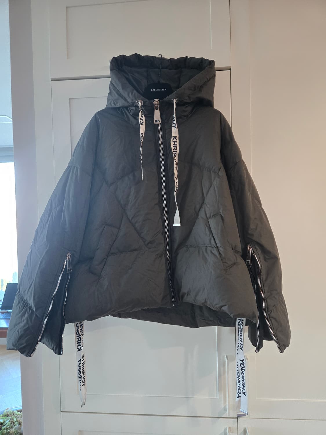 크리스조이 패딩 S 카키 상품이미지2