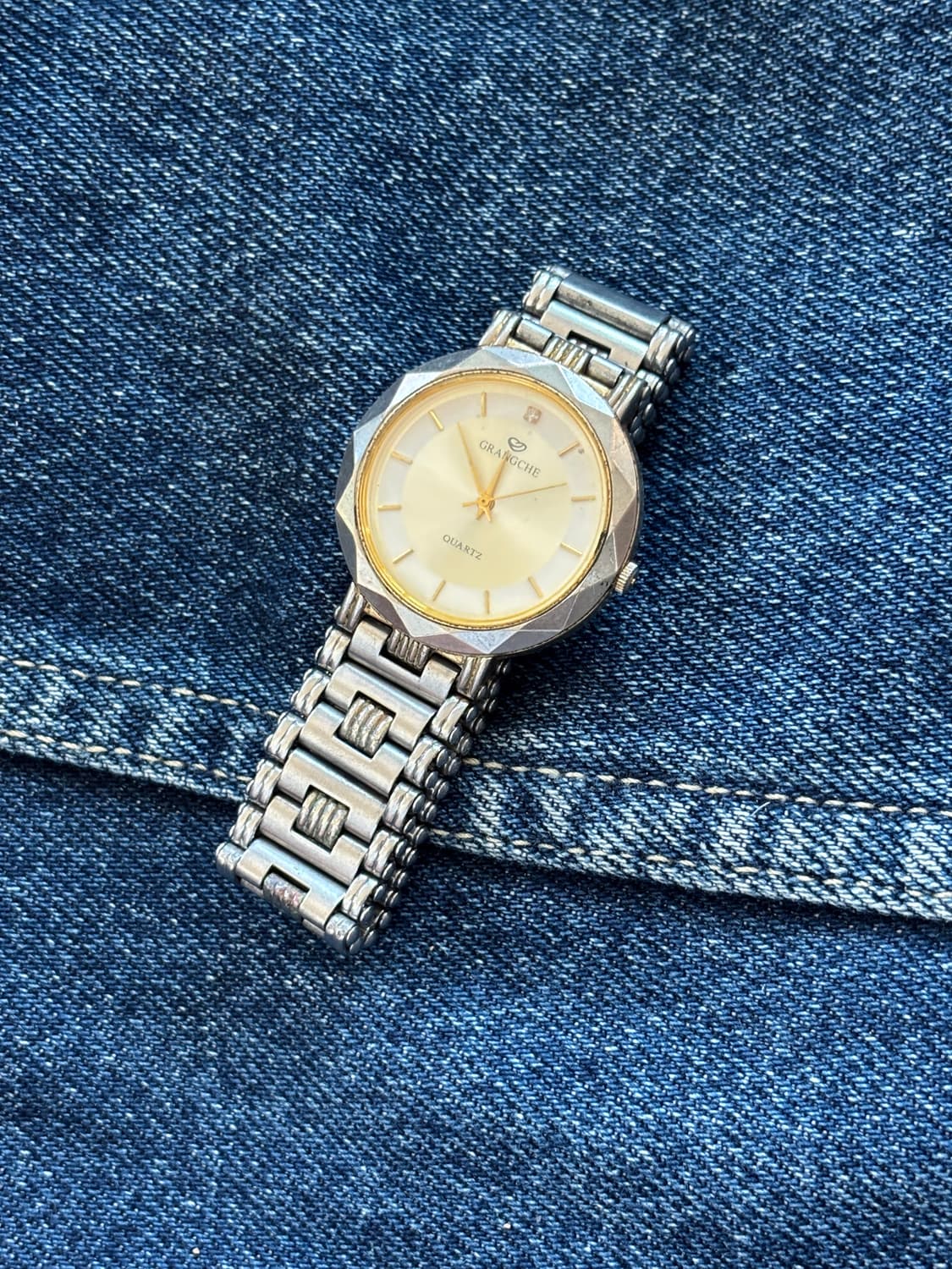 vintage grangche quartz metal watch 상품이미지4