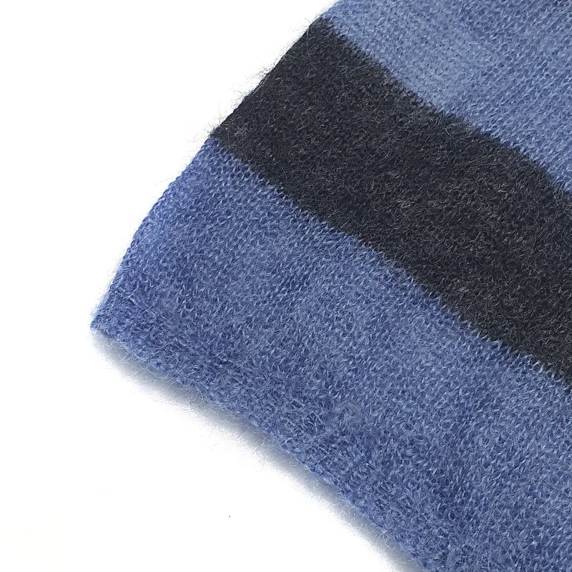 모헤어 블루블랙 스트라이프 니트 상품이미지5