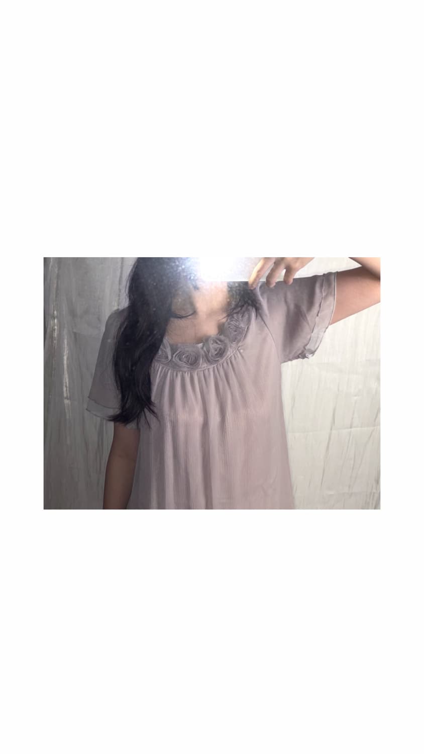 Pink Rose Ruffle Dress 상품이미지2