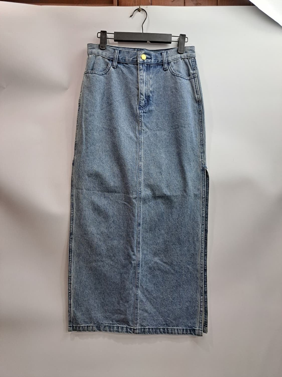 (XS) 칩먼데이 데님 롱스커트  상품이미지1