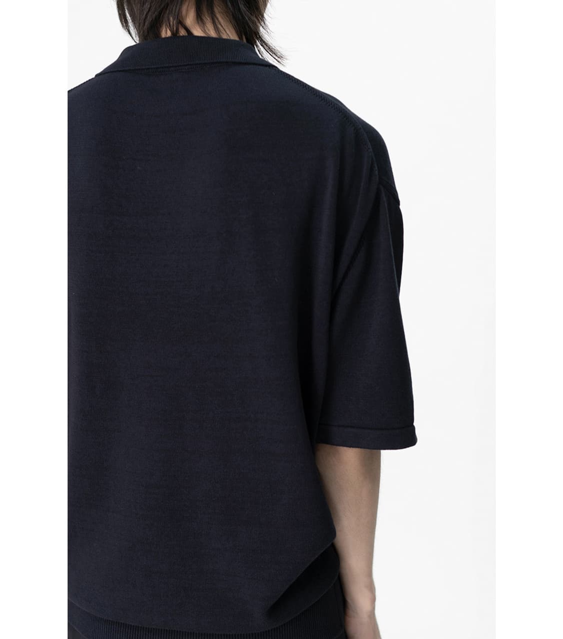 폴리테루 반팔 니트 럭비티 [Rugby 1/2 Knit Dark Navy 상품이미지6