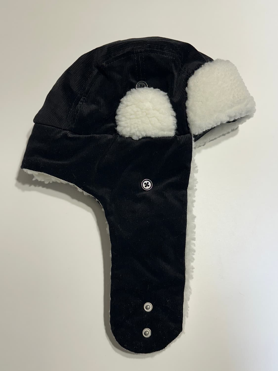 뉴에라 블랙 코듀로이 트래퍼 모자 Lsize 상품이미지4