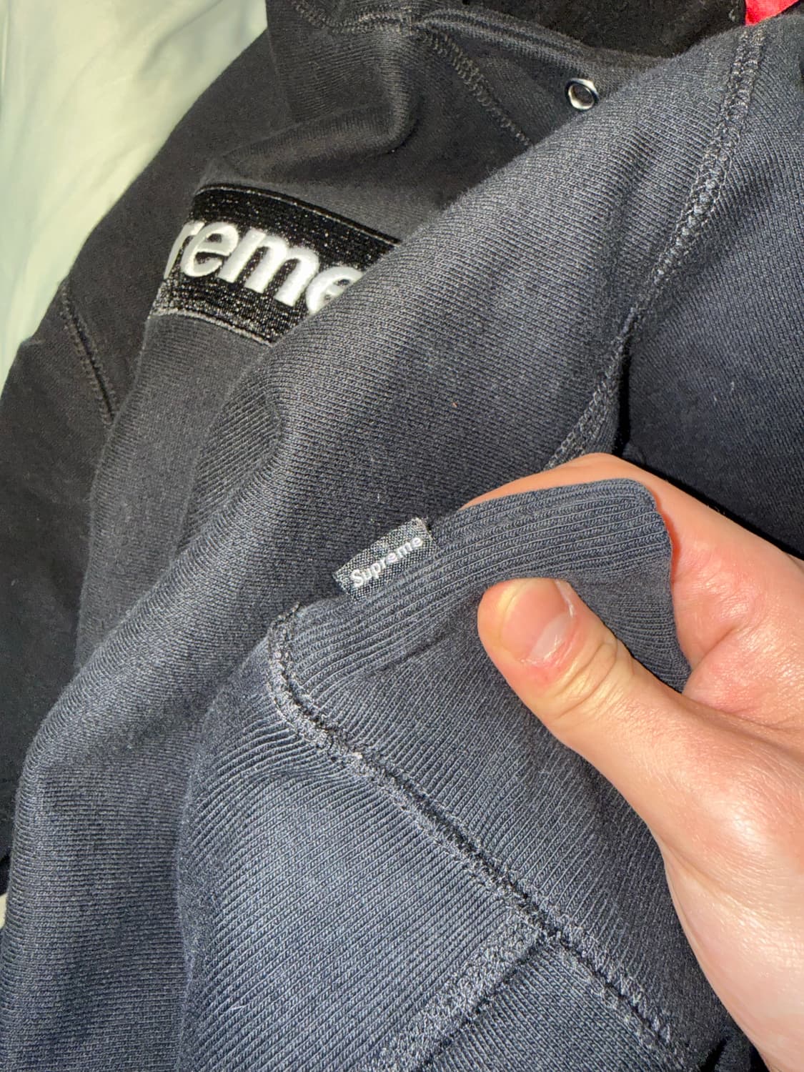 슈프림 박스로고 후드티 블랙 XL 상품이미지5