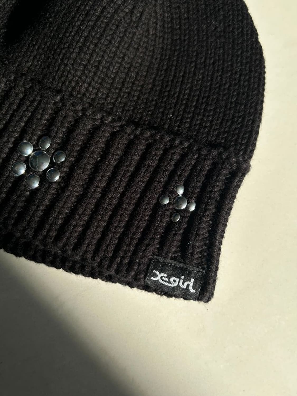 STUDDED KNIT HAT 스터드 니트 모자 상품이미지4