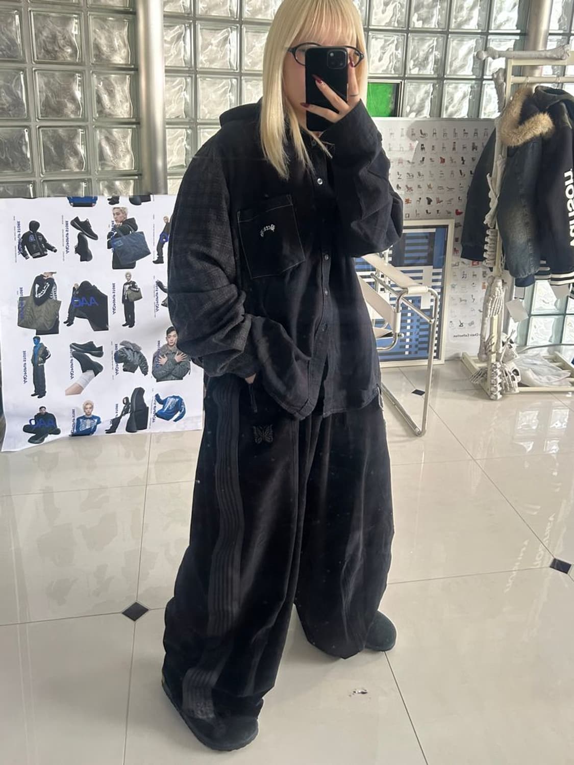 7CUTS WIDE SHIRT W/H 7컷 와이드 후드티 상품이미지2