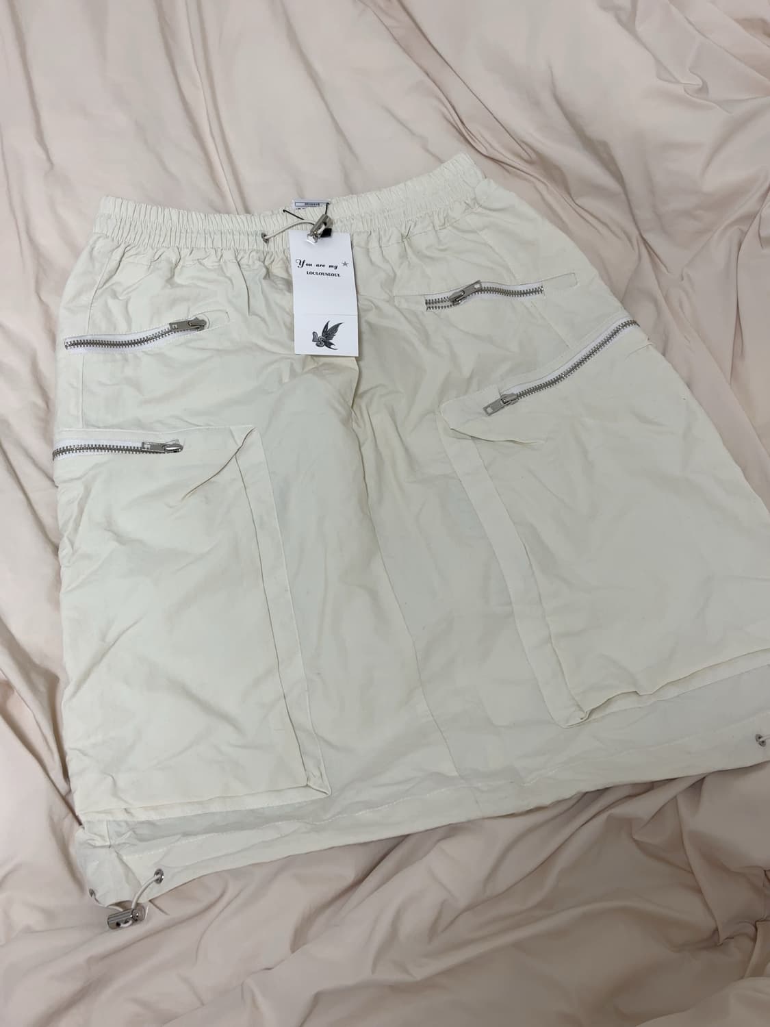 루루서울 Nasty Girl Skirt 아이보리 / 새상품 상품이미지4