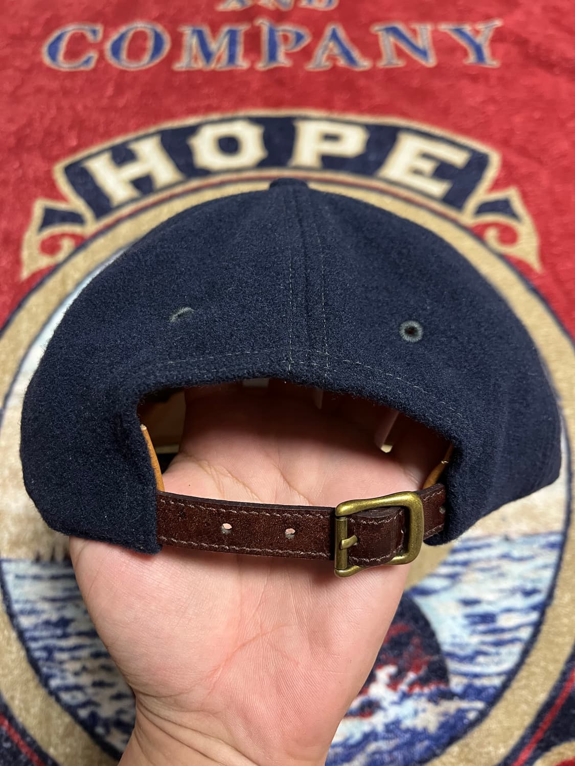 RRL 아플리케 울 블렌드 펠트 볼캡  상품이미지3