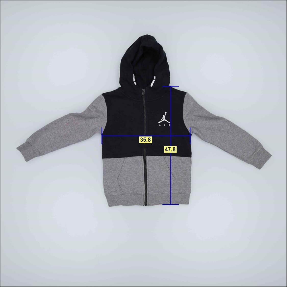 [6-7Y] 나이키조던 키즈 기모후드집업 0106H1 상품이미지6