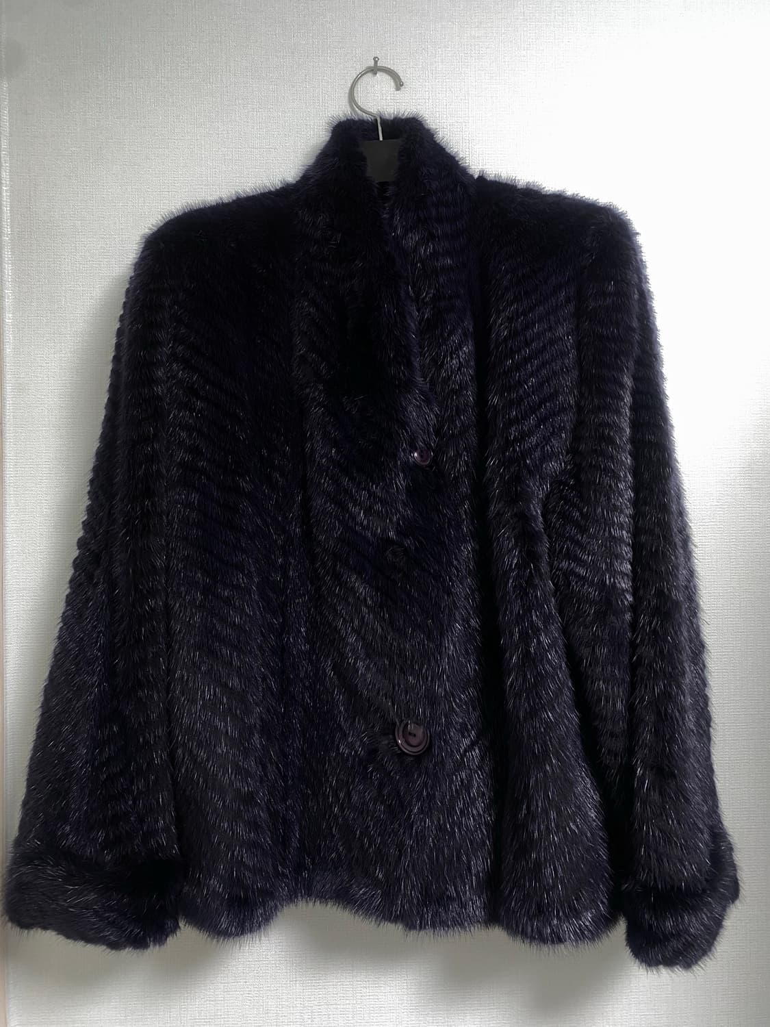 네이비 밍크자켓 상품이미지1