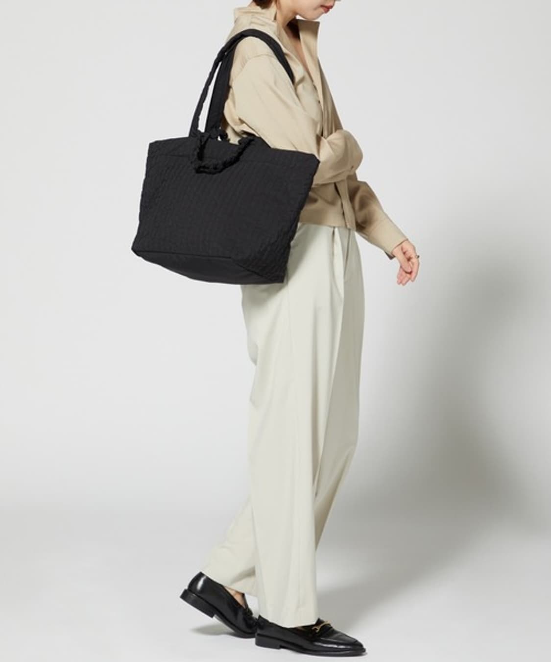 요지 야마모토 Y'SACCS 개더 핸들 누비백 상품이미지5