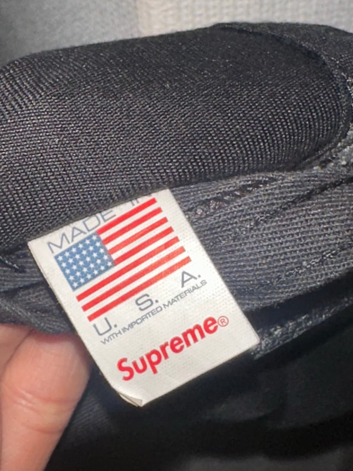 슈프림 캡 블랙 상품이미지3