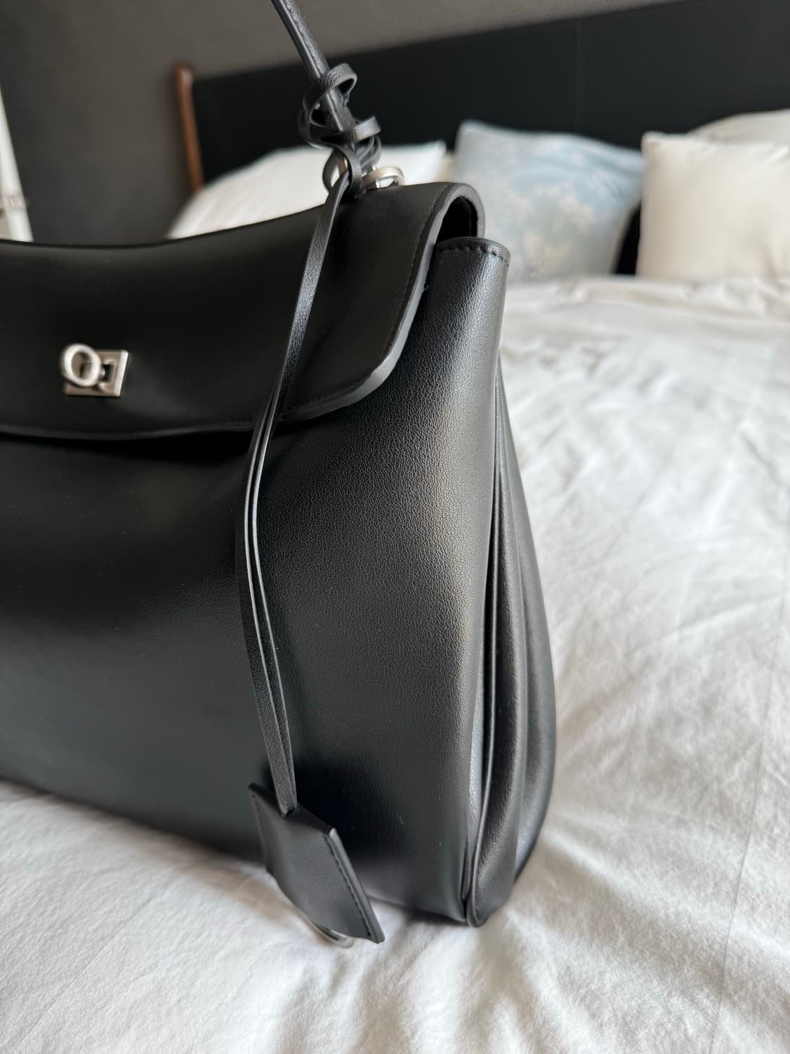 여성 스퀘어 소가죽백 상품이미지3