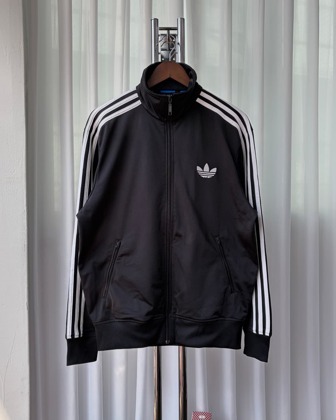 [XL]아디다스 구형 파이어버드 블랙 트랙탑 져지 상품이미지4