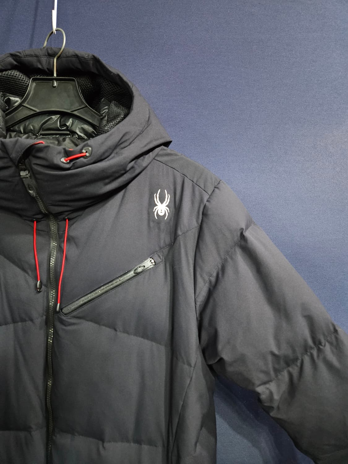 스파이더 블랙컬러 남성 105 덕다운 롱패딩  상품이미지4